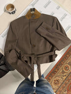 Tied-up Blazer - Brown Perfection (M)