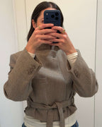 Tied-up Blazer - Textured Light (XS)