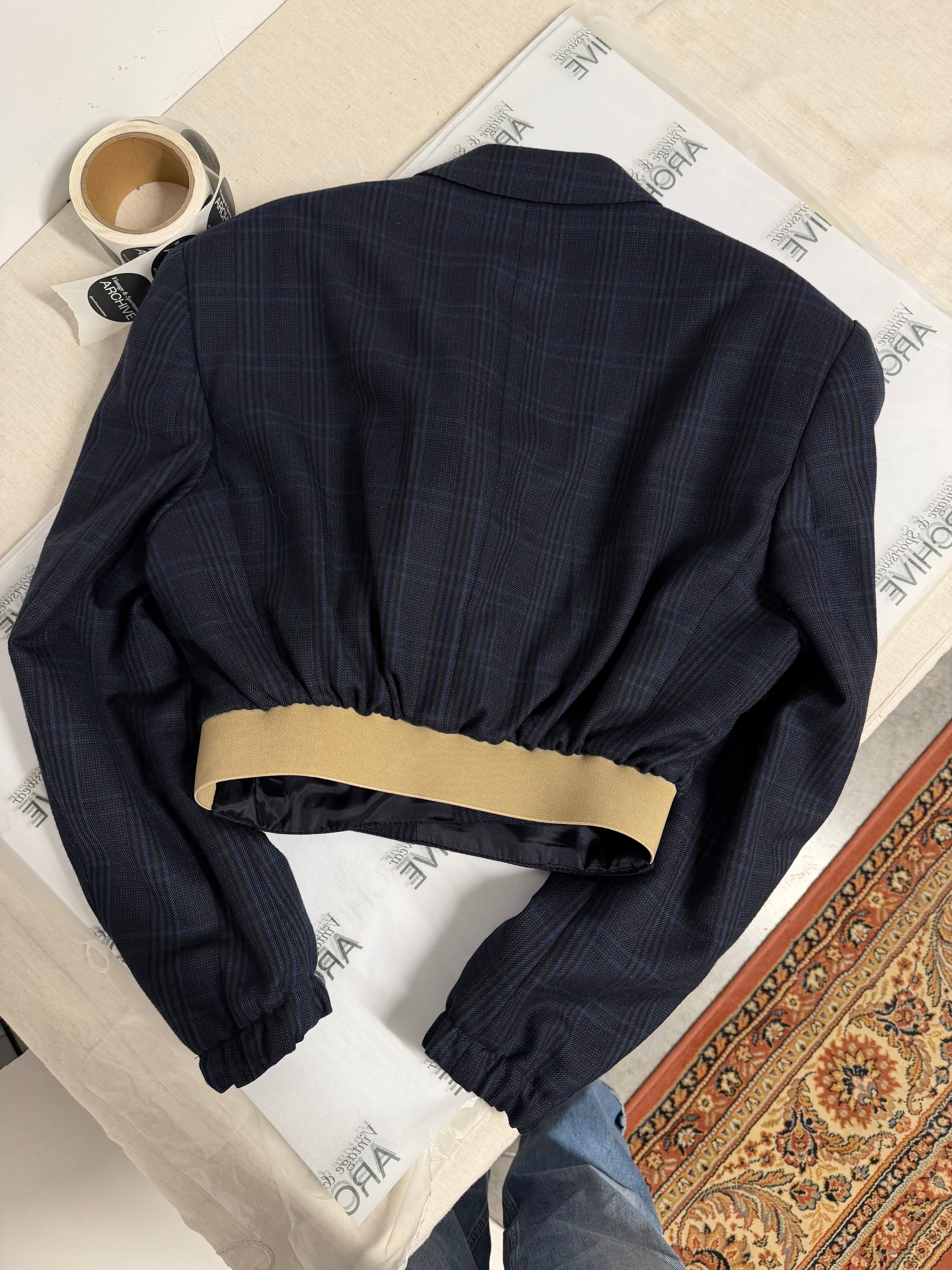 Bomber - Blue Checkred (M)