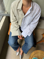 DUO Shirt - CH Green & Baby Blue (S/L)