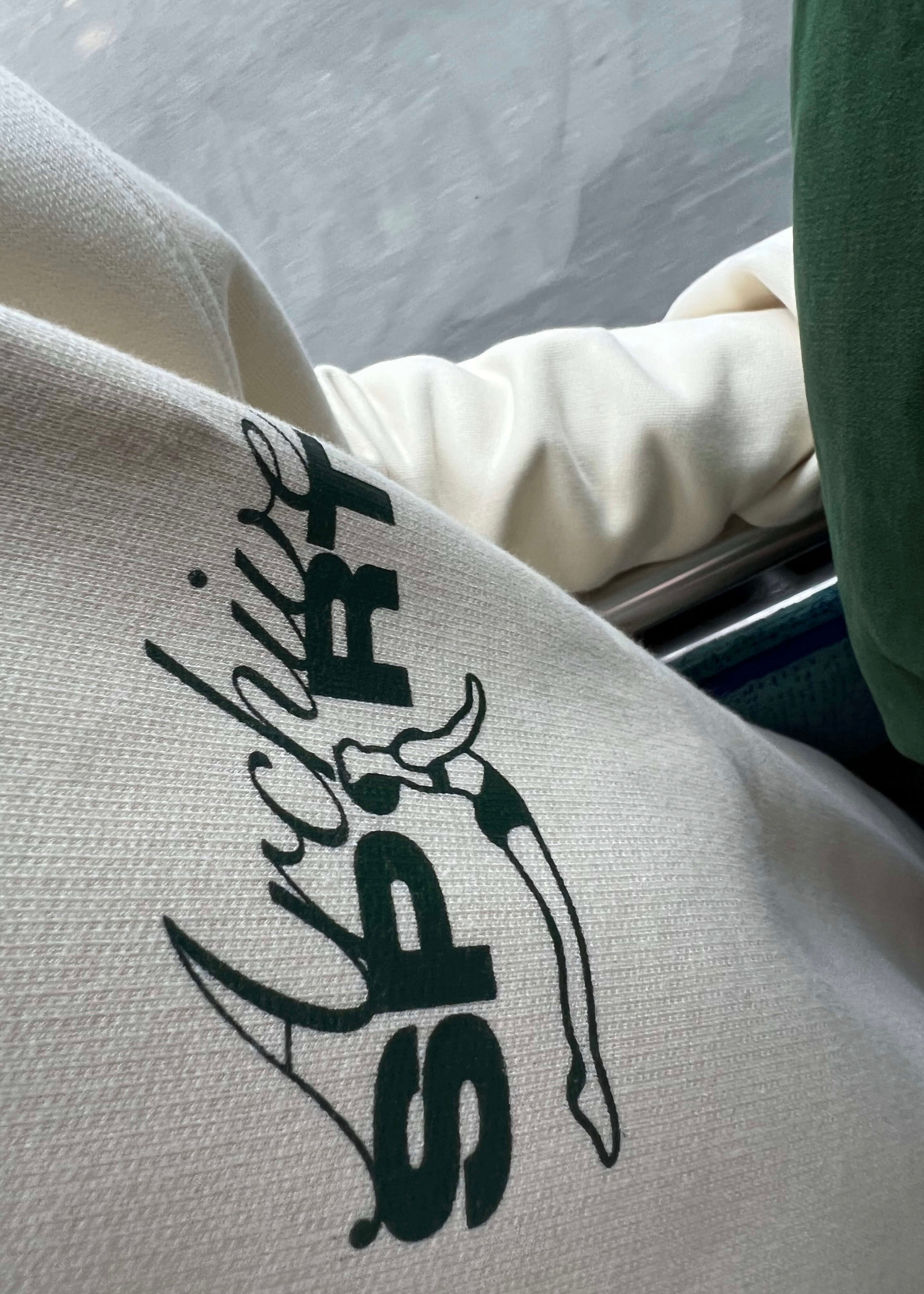 Sudadera con cuello redondo Signature - Blanco roto