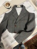 Halter Blazer - Textured Perfection
