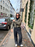 Bomber - Texture marron (XS/M)