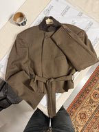 Tied-up Blazer - Chocolate (L)