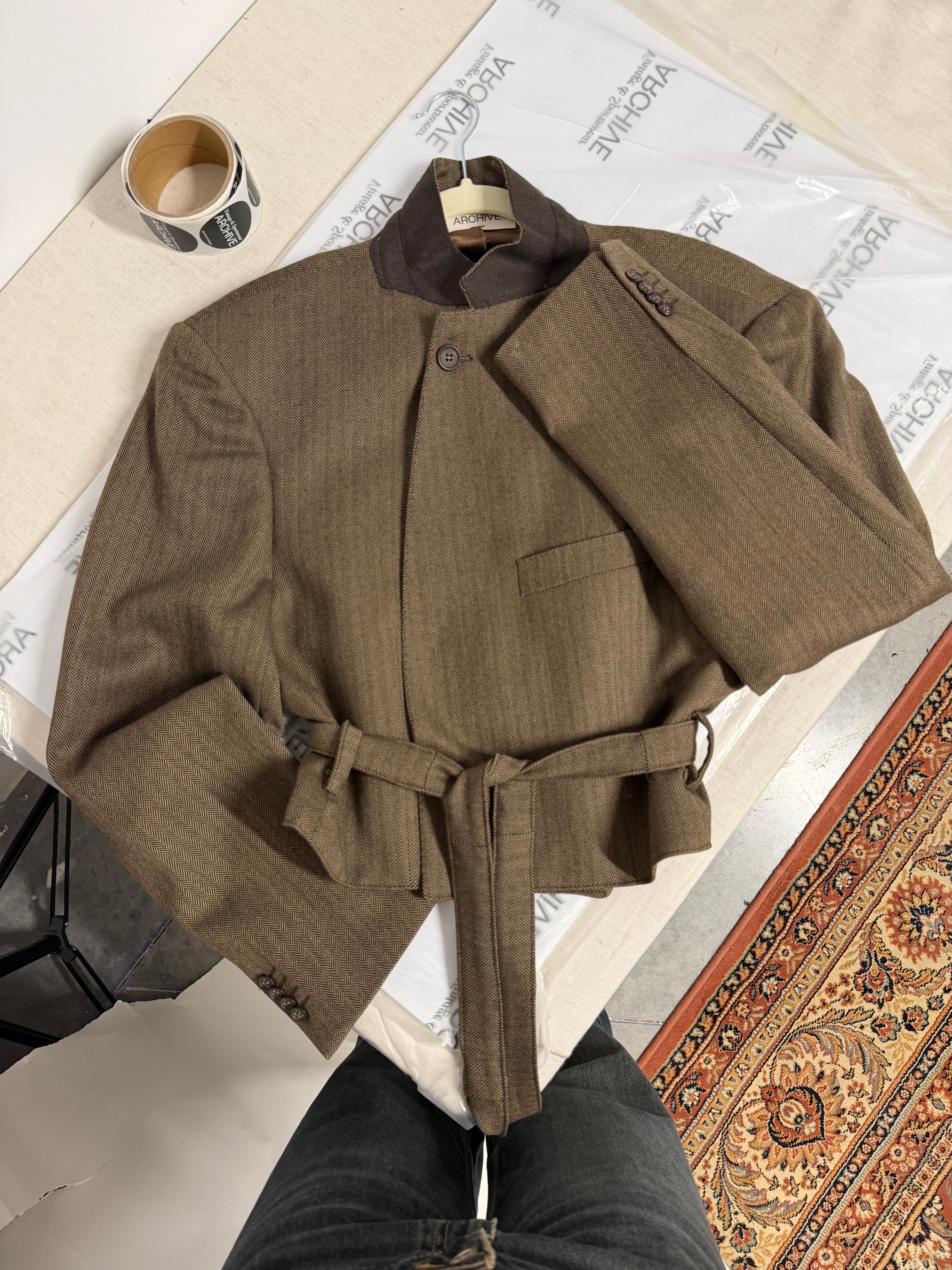 Tied-up Blazer - Chocolate (L)