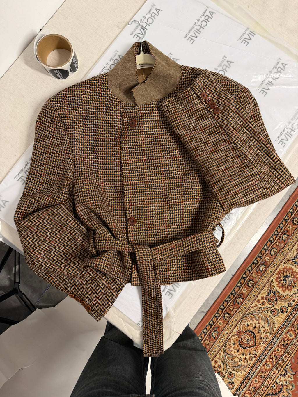 Tied-up Blazer - Textured Fall (M)