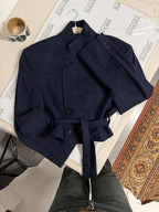 Tied-up Blazer - Dark Blue (M)