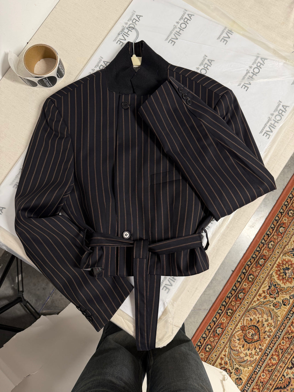 Tied-up Blazer - Fine Dark Navy (S)