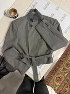 Tied-up Blazer - Business Grey (M)