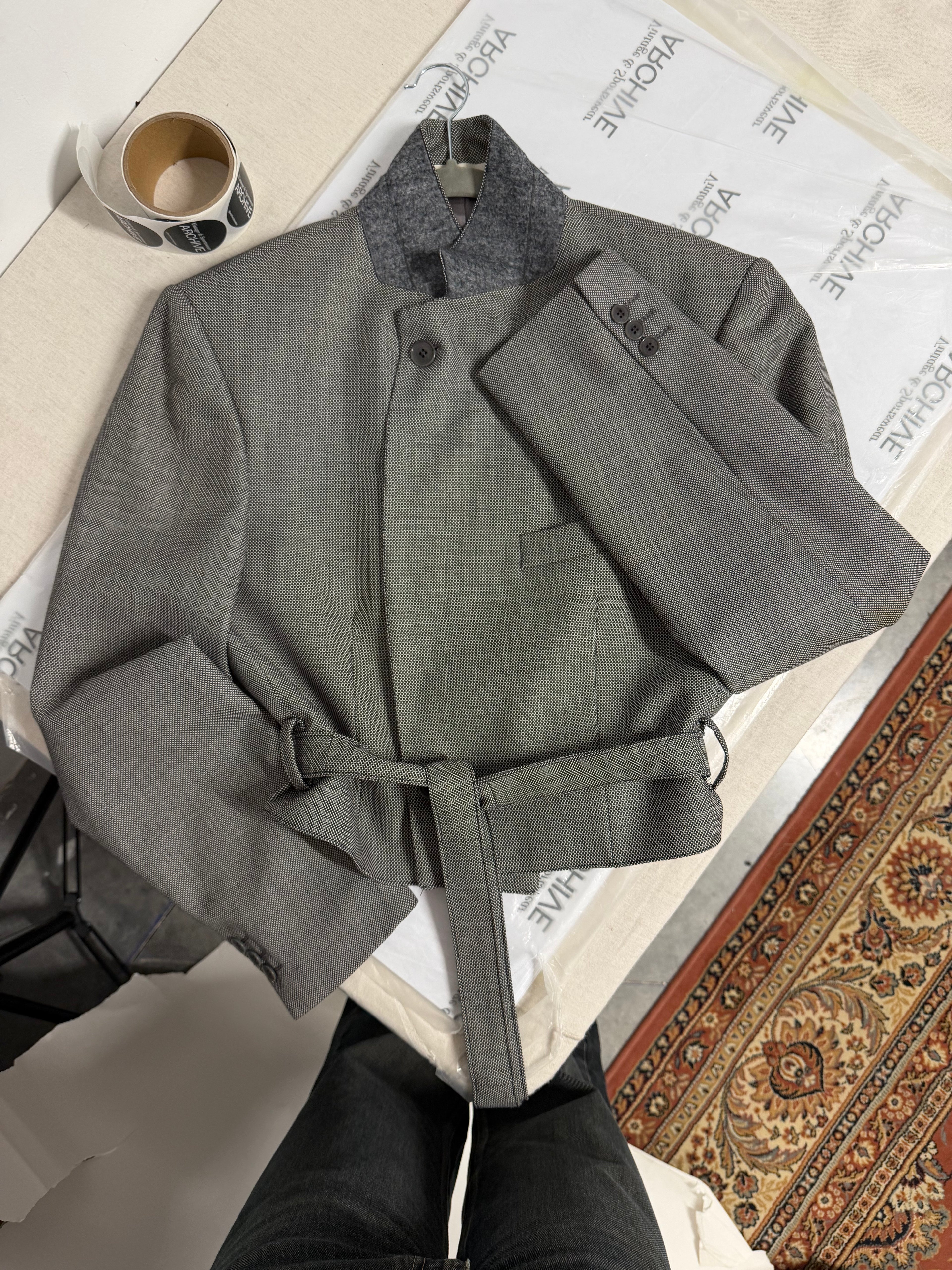 Tied-up Blazer - Business Grey (M)