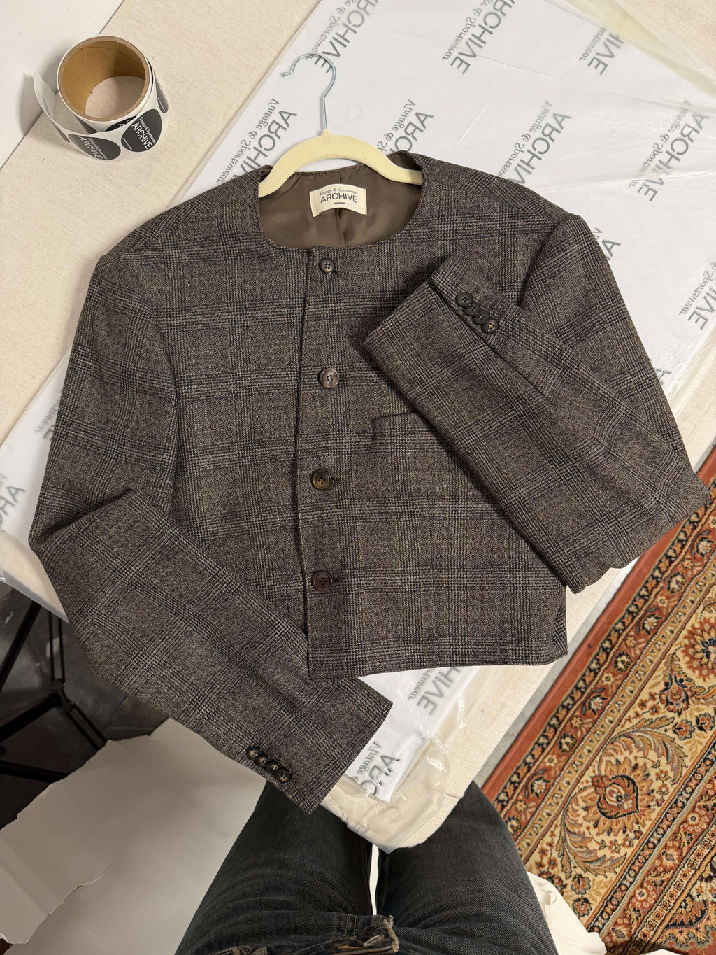 90s Blazer - Checkred Perfection (M)