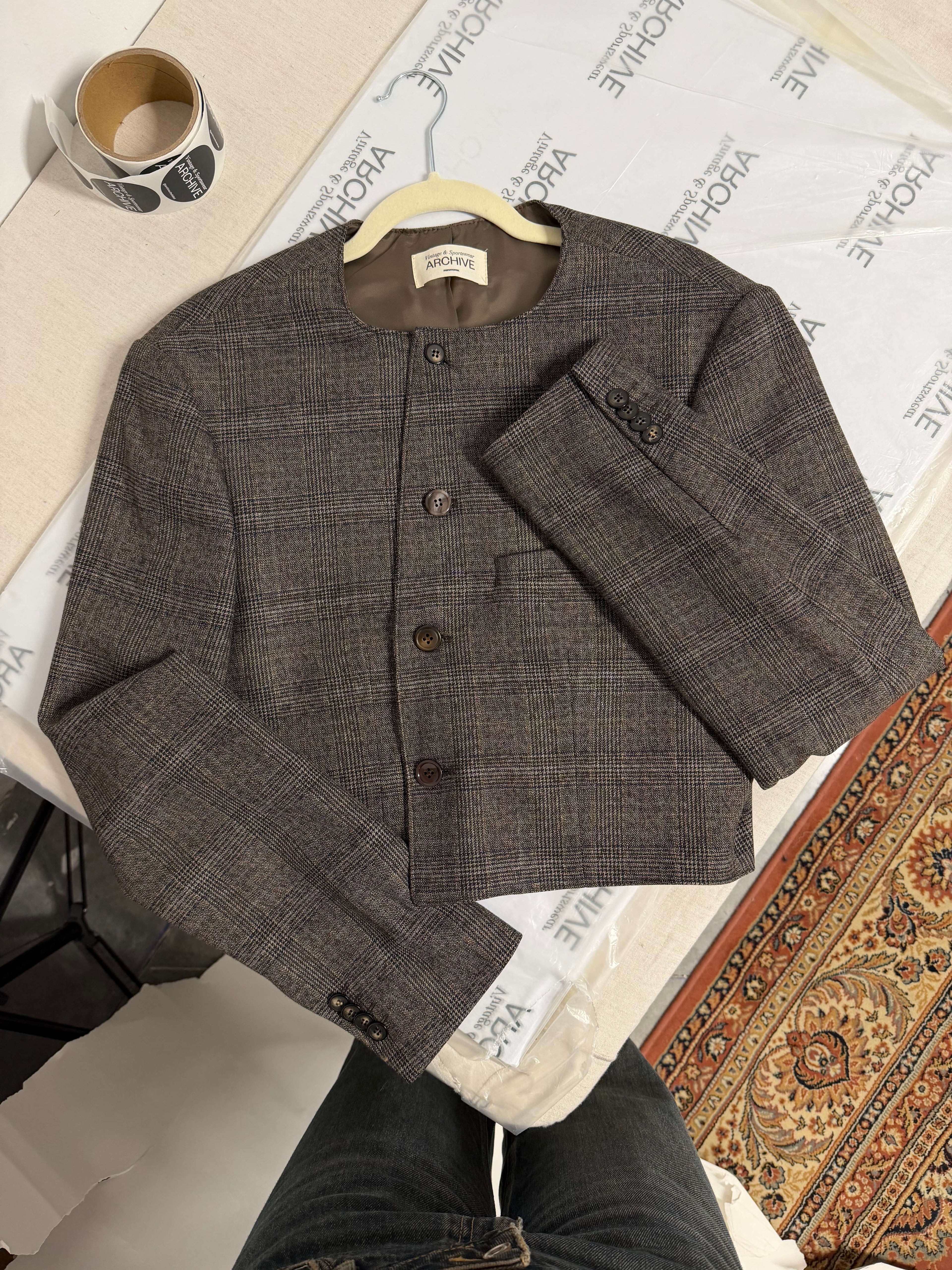 90s Blazer - Checkred Perfection (M)