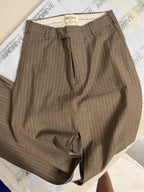 Falda larga - Líneas blancas beige (XXS/XS)
