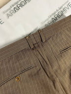 Falda larga - Líneas blancas beige (XXS/XS)