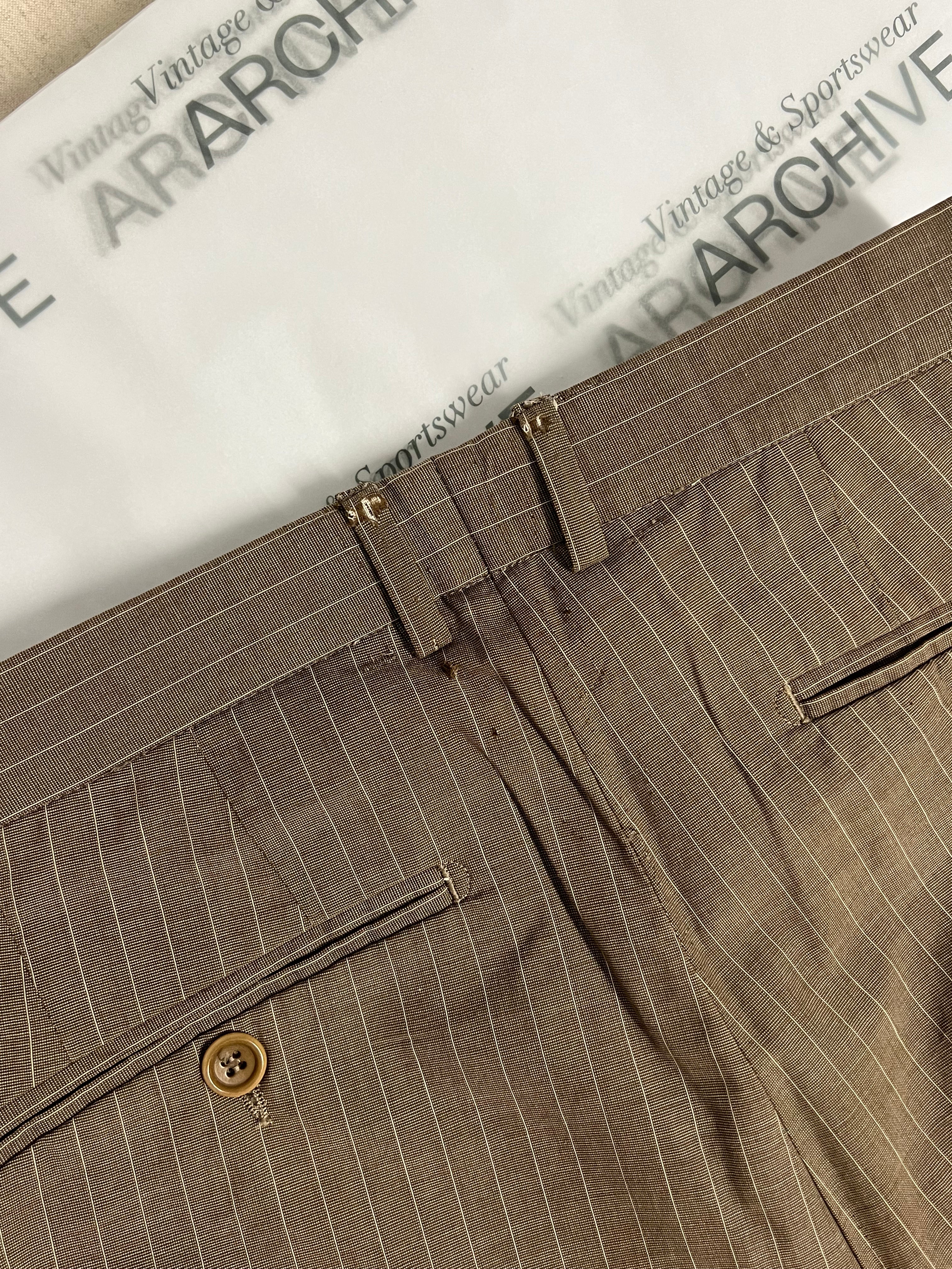 Jupe longue - Beige à rayures blanches (XXS/XS)