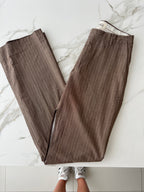 Falda larga - Líneas blancas beige (XXS/XS)
