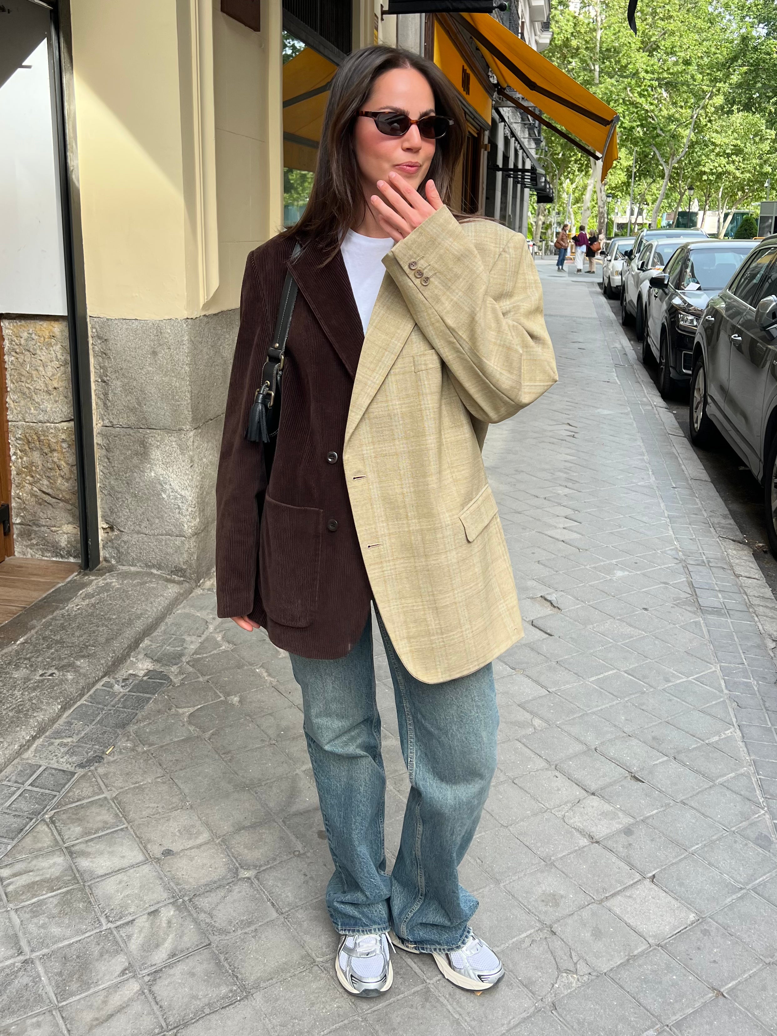 Blazer DUO - Pana Marrón Oscuro (M/XL)