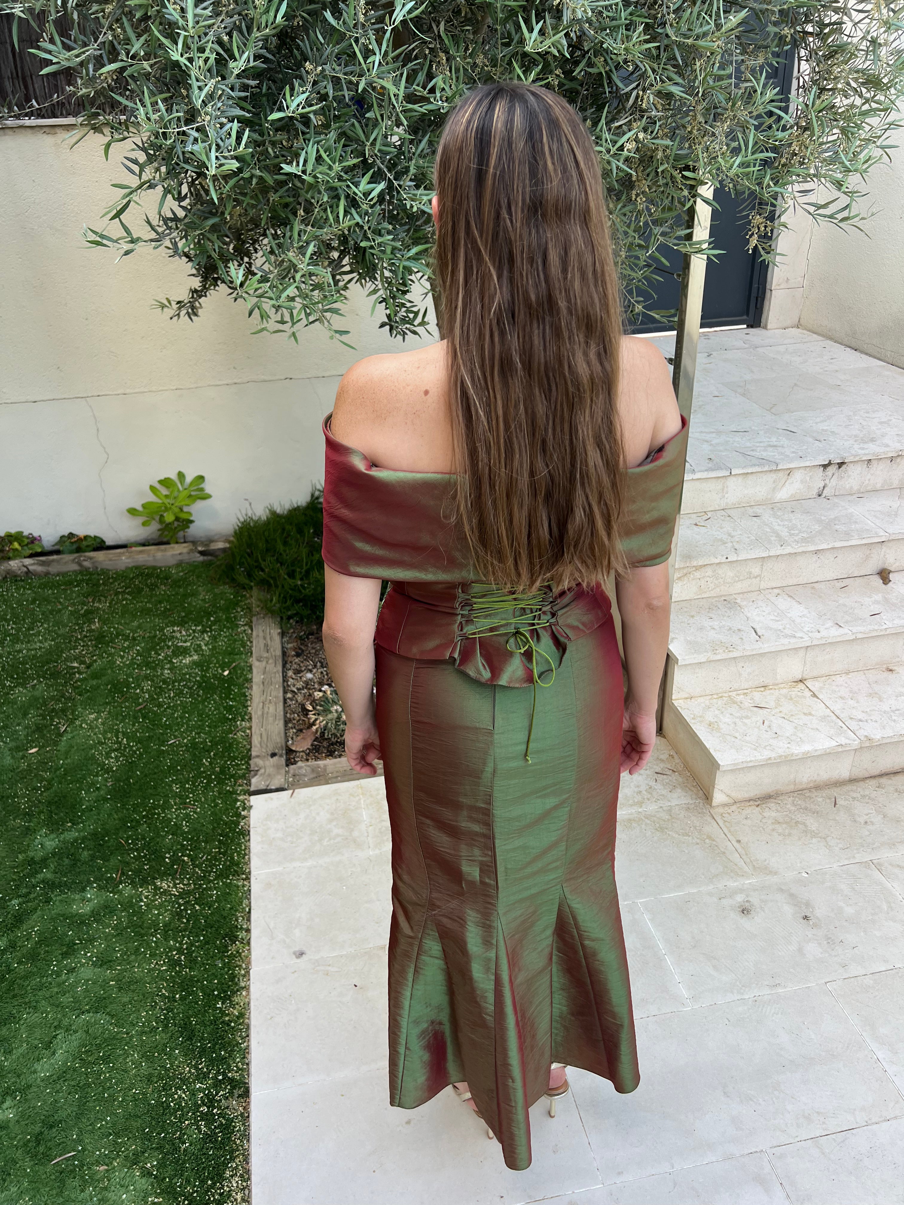 Two Pieces Set - Dark Olive, size 36