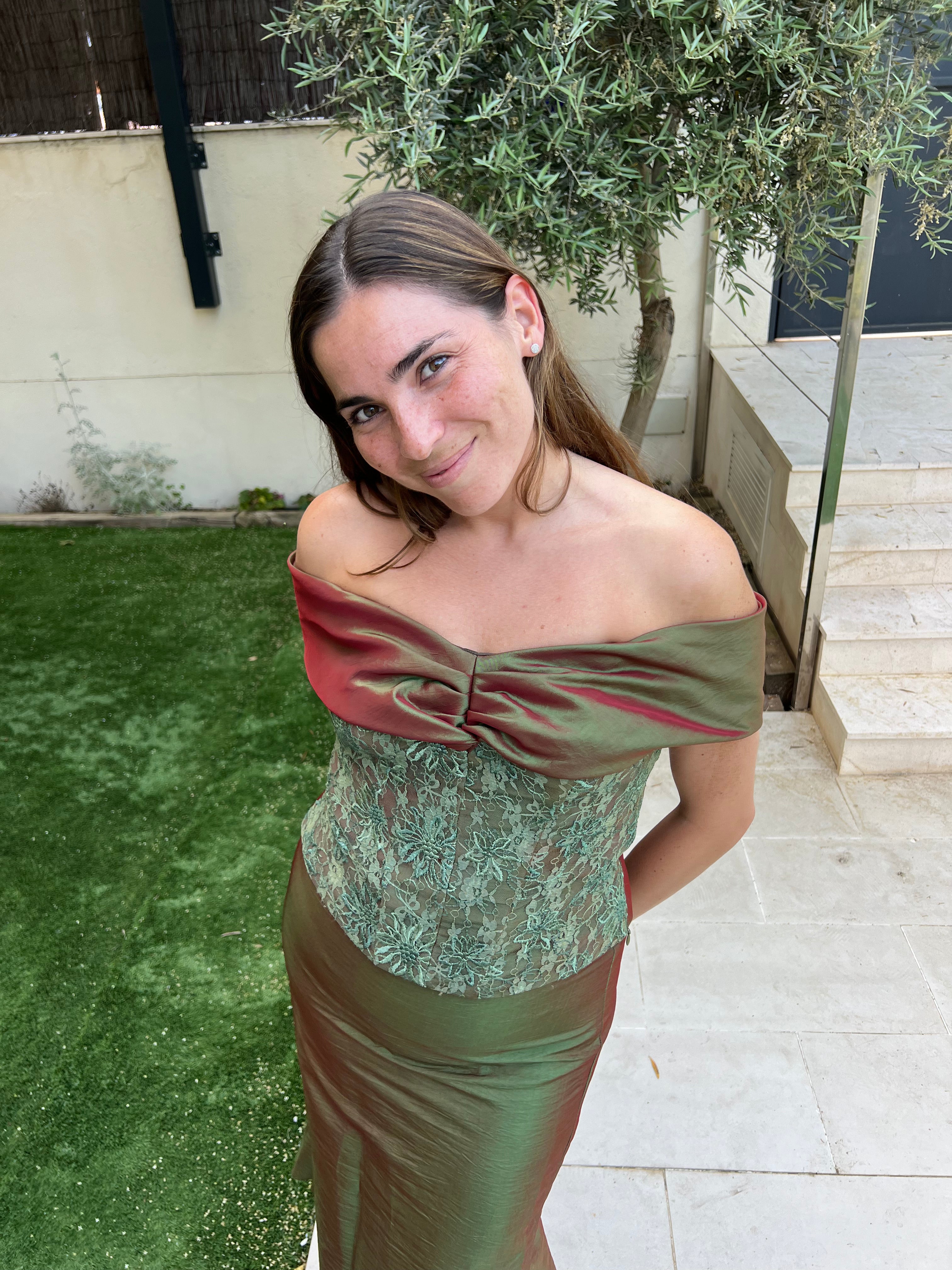 Two Pieces Set - Dark Olive, size 36