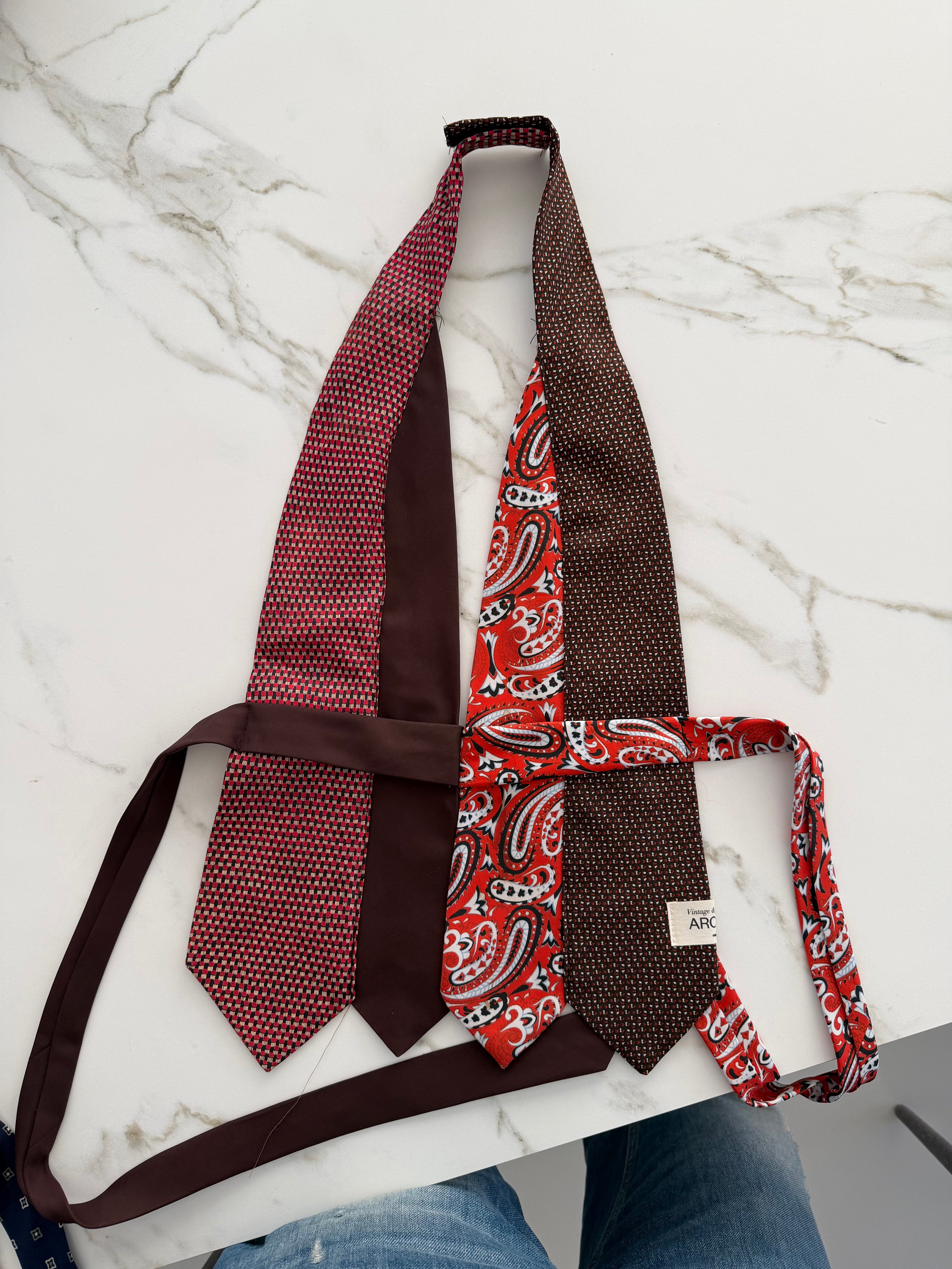 Top con lazo - Azules y rojos (talla pequeña)