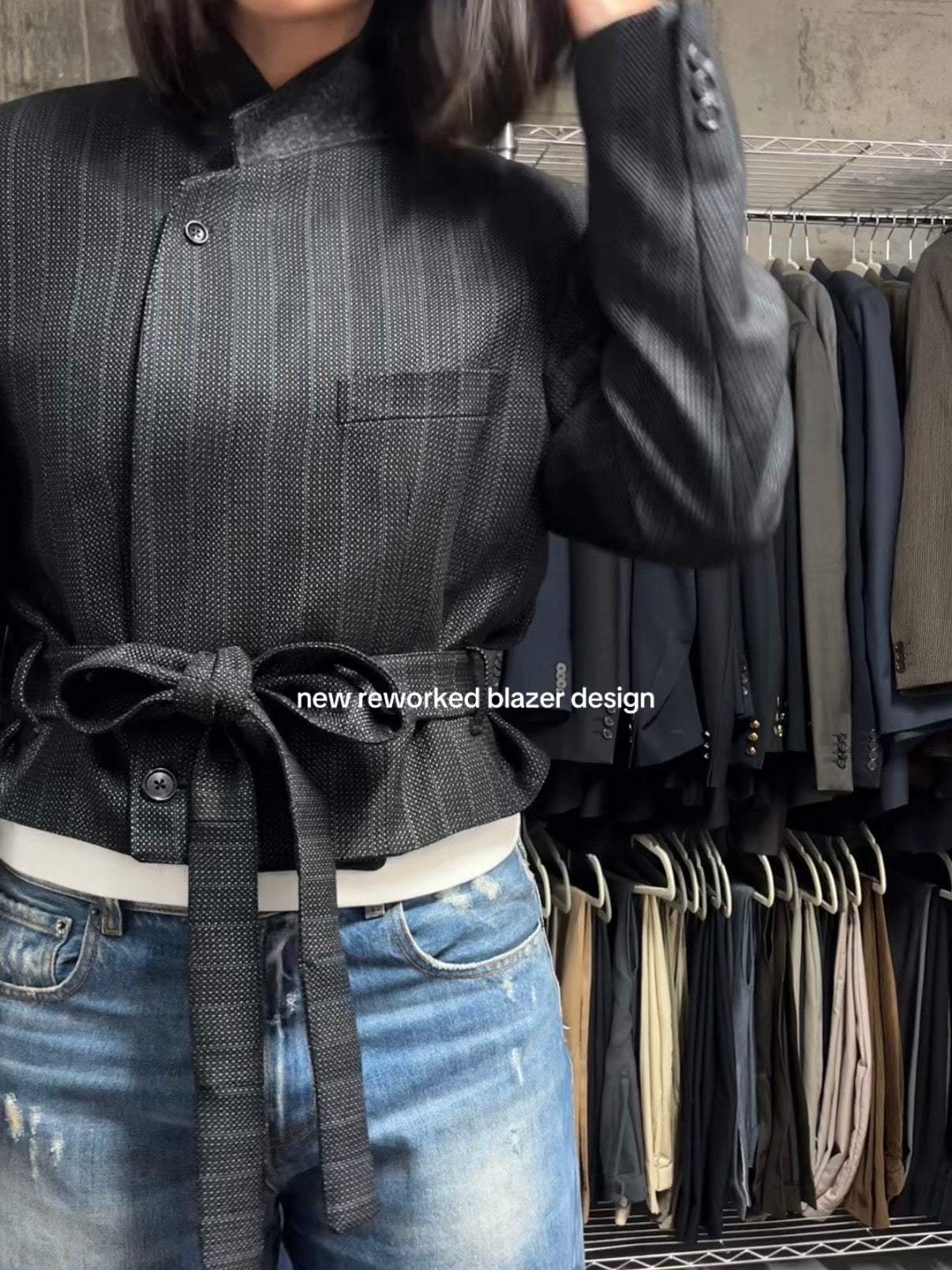 Mini blazer - Gris foncé (M)