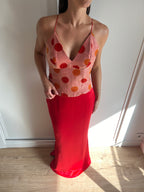 Two Pieces Set - Red & Pink, size 40