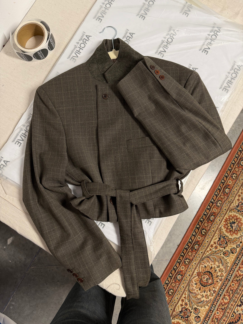 Tied-up Blazer - Dark Green Perfection (M)