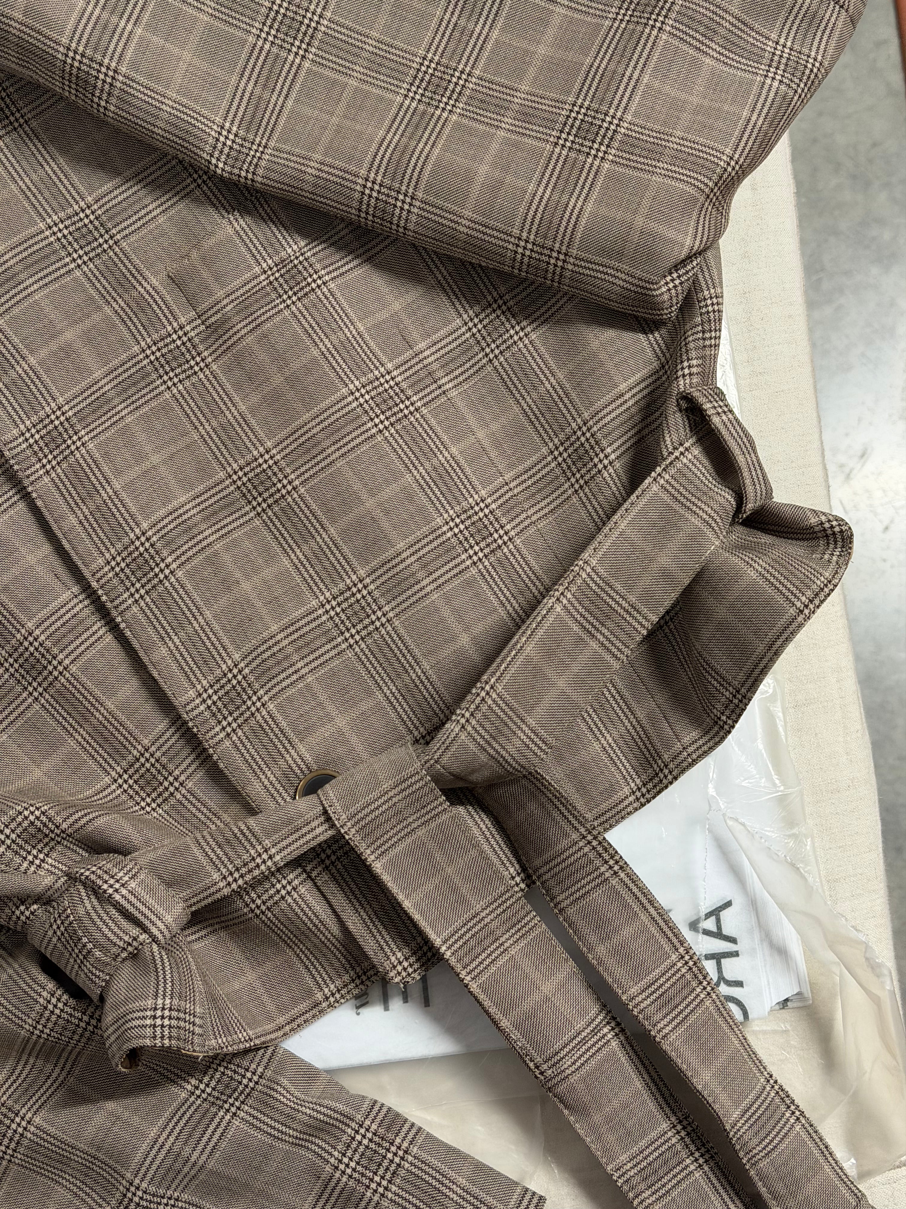 Tied-up Blazer - Pinky Brown (S)