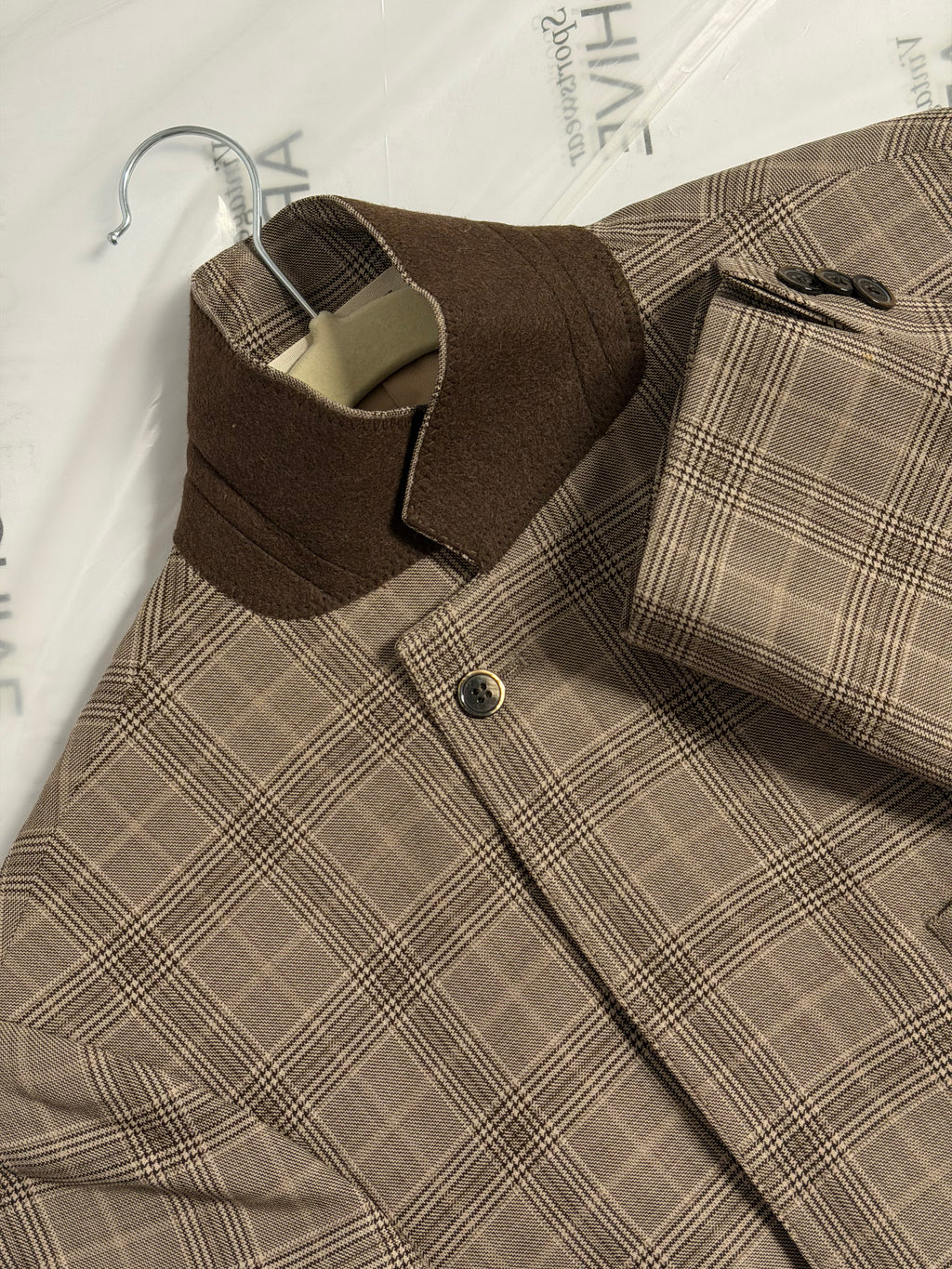 Tied-up Blazer - Pinky Brown (S)