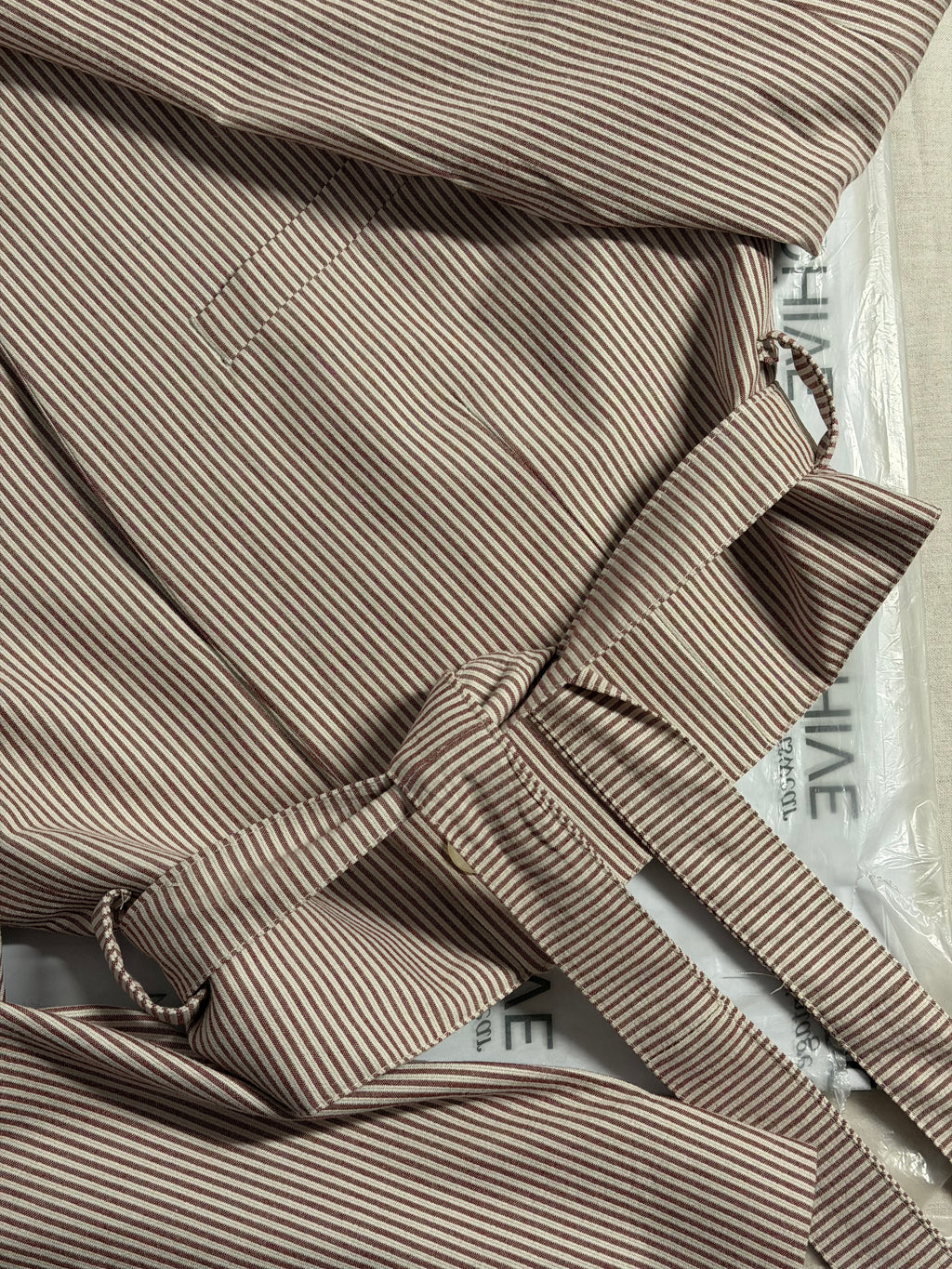 Vegan Tied-up Blazer - Stripped Perfection (XS)