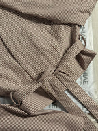 Vegan Tied-up Blazer - Stripped Perfection (XS)