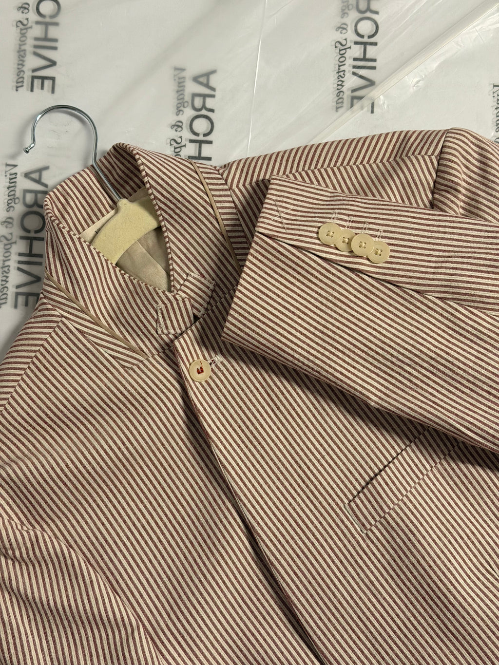 Vegan Tied-up Blazer - Stripped Perfection (XS)