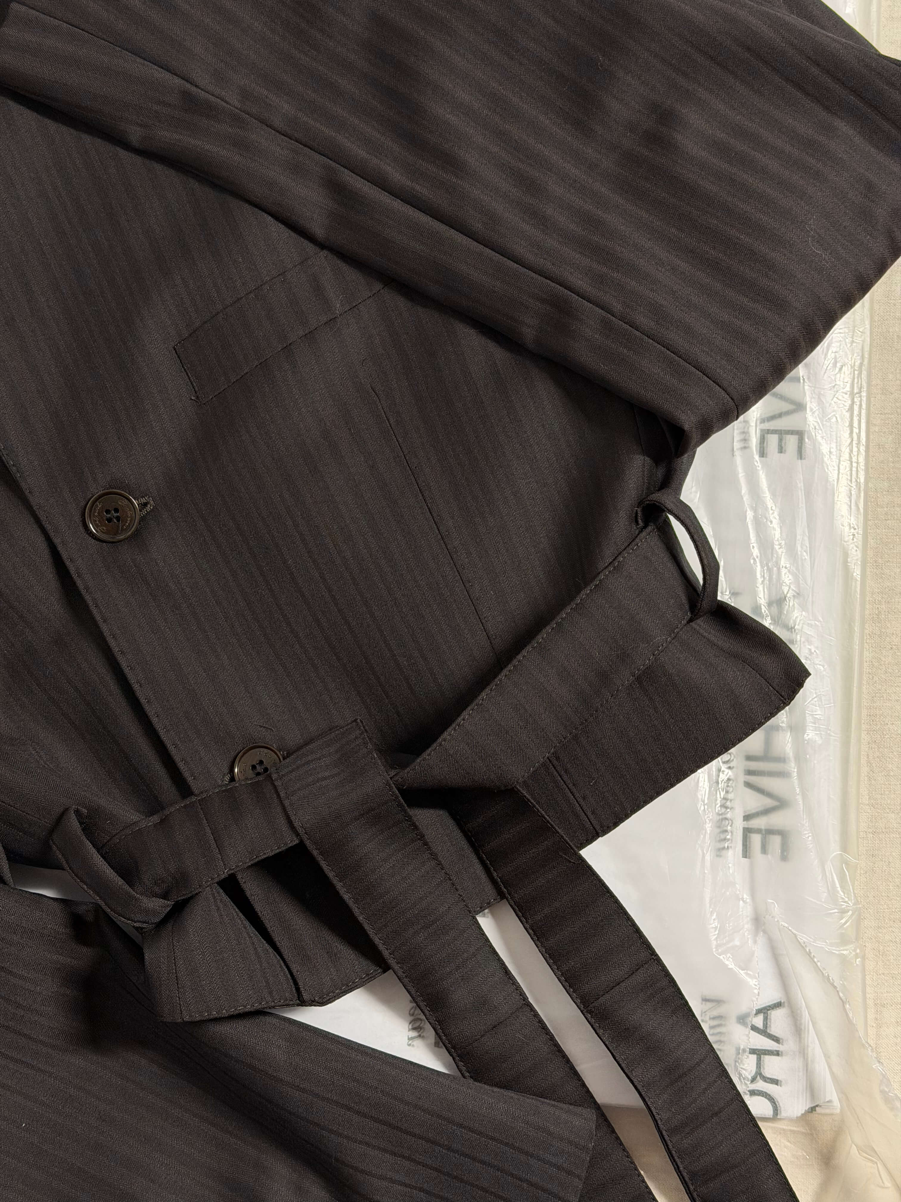 Tied-up Blazer - Dark Brown (XXS)