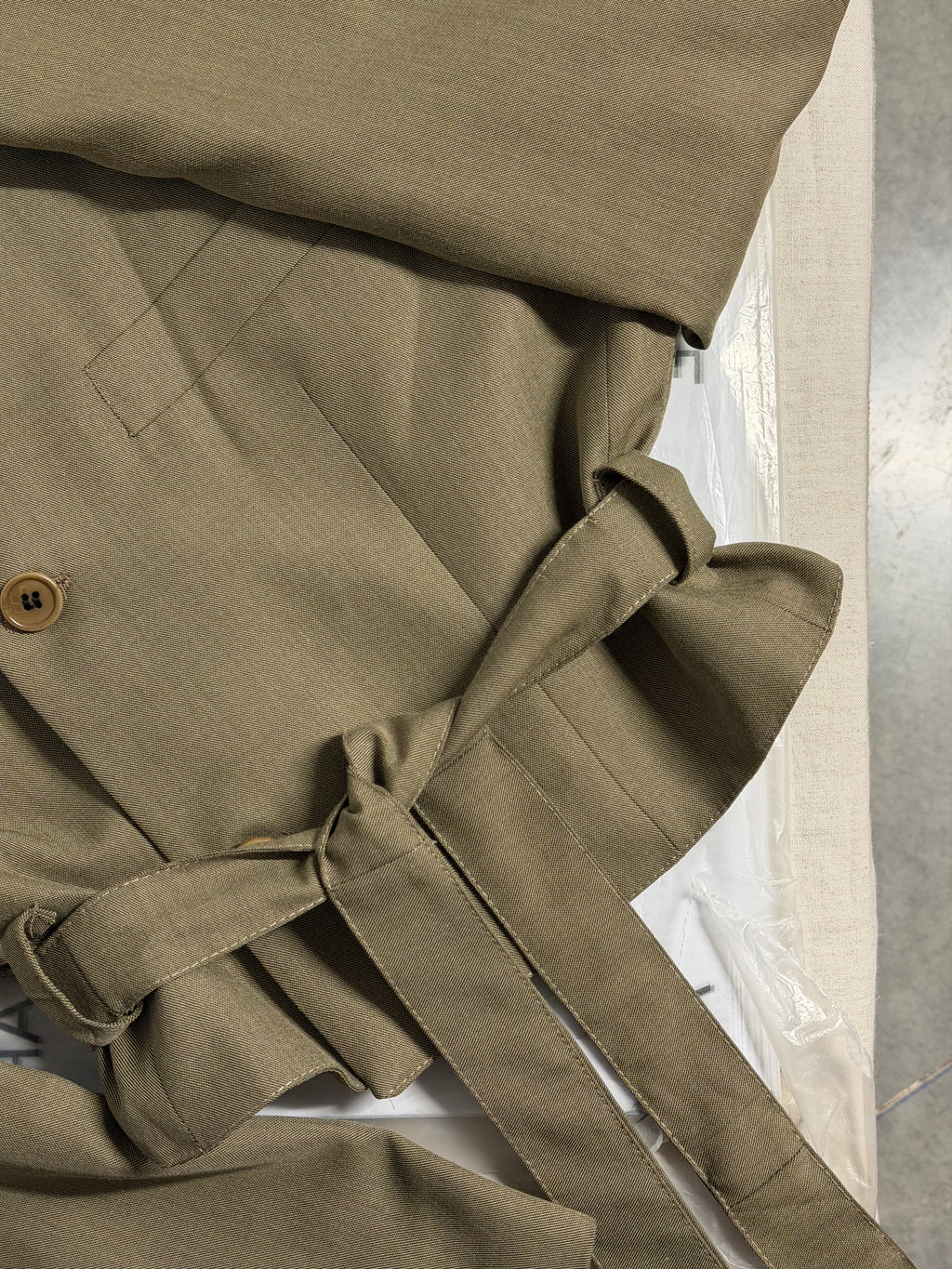 Vegan Tied-up Blazer - Soft Green (M)