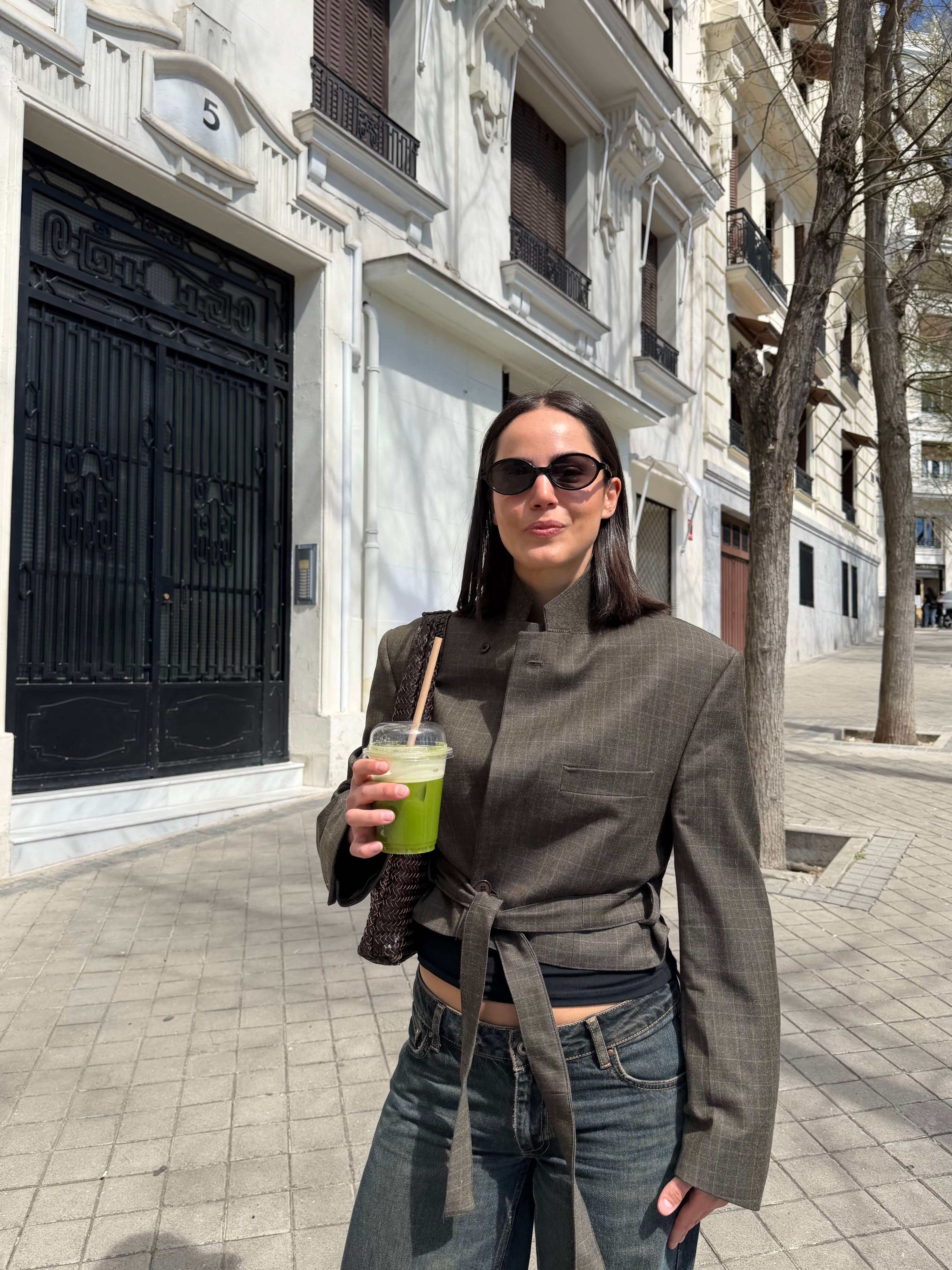 Tied-up Blazer - Dark Green Perfection (M)