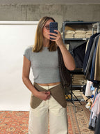 Blazer Belt - Textured Beige (S/M)
