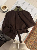 Tied-up Blazer - Linen Brown (S)