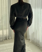 Ensemble veste et jupe longue - Vert parfait (XS/S)