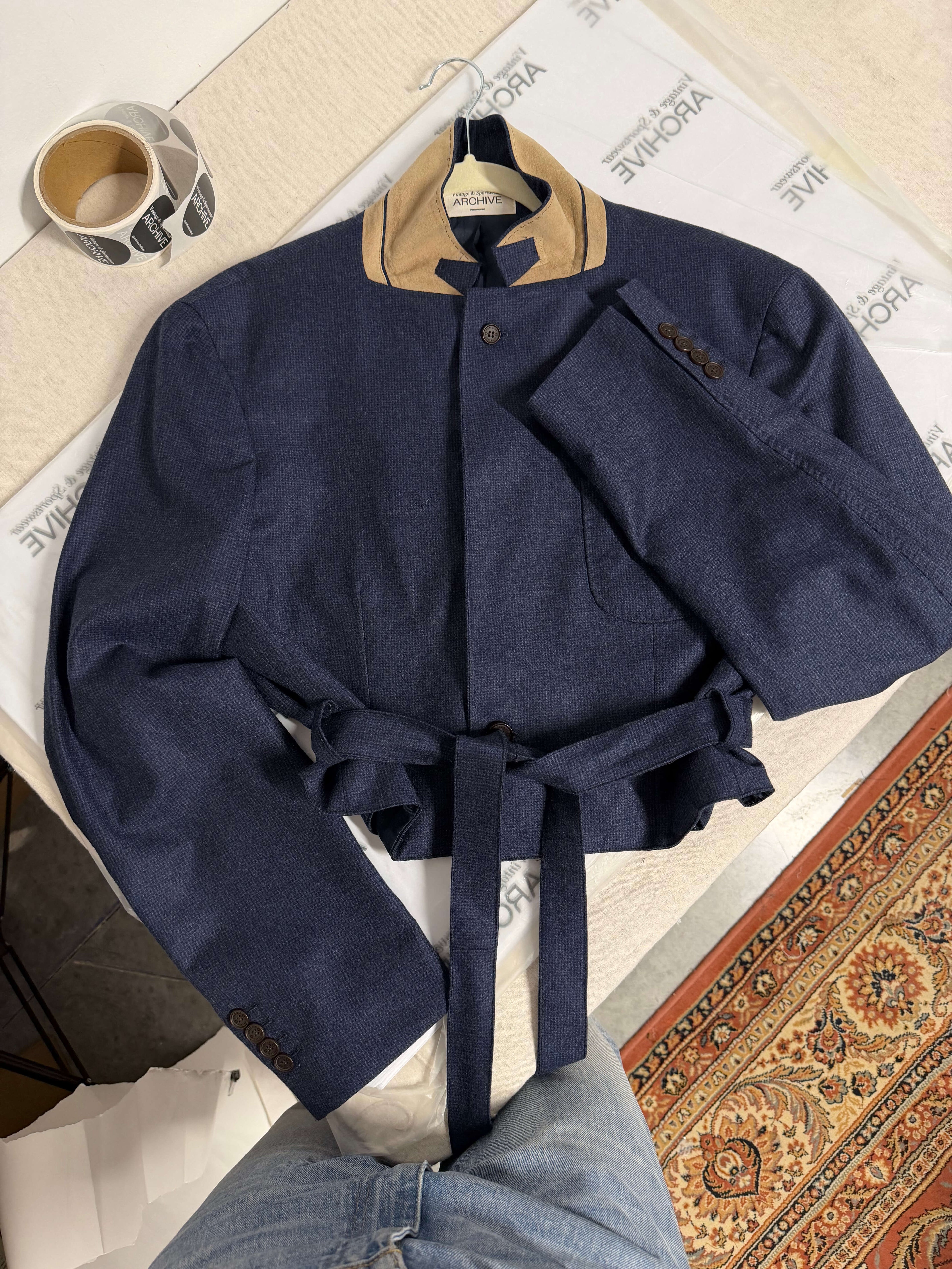 Tied-up Blazer - Soft Blue (L)
