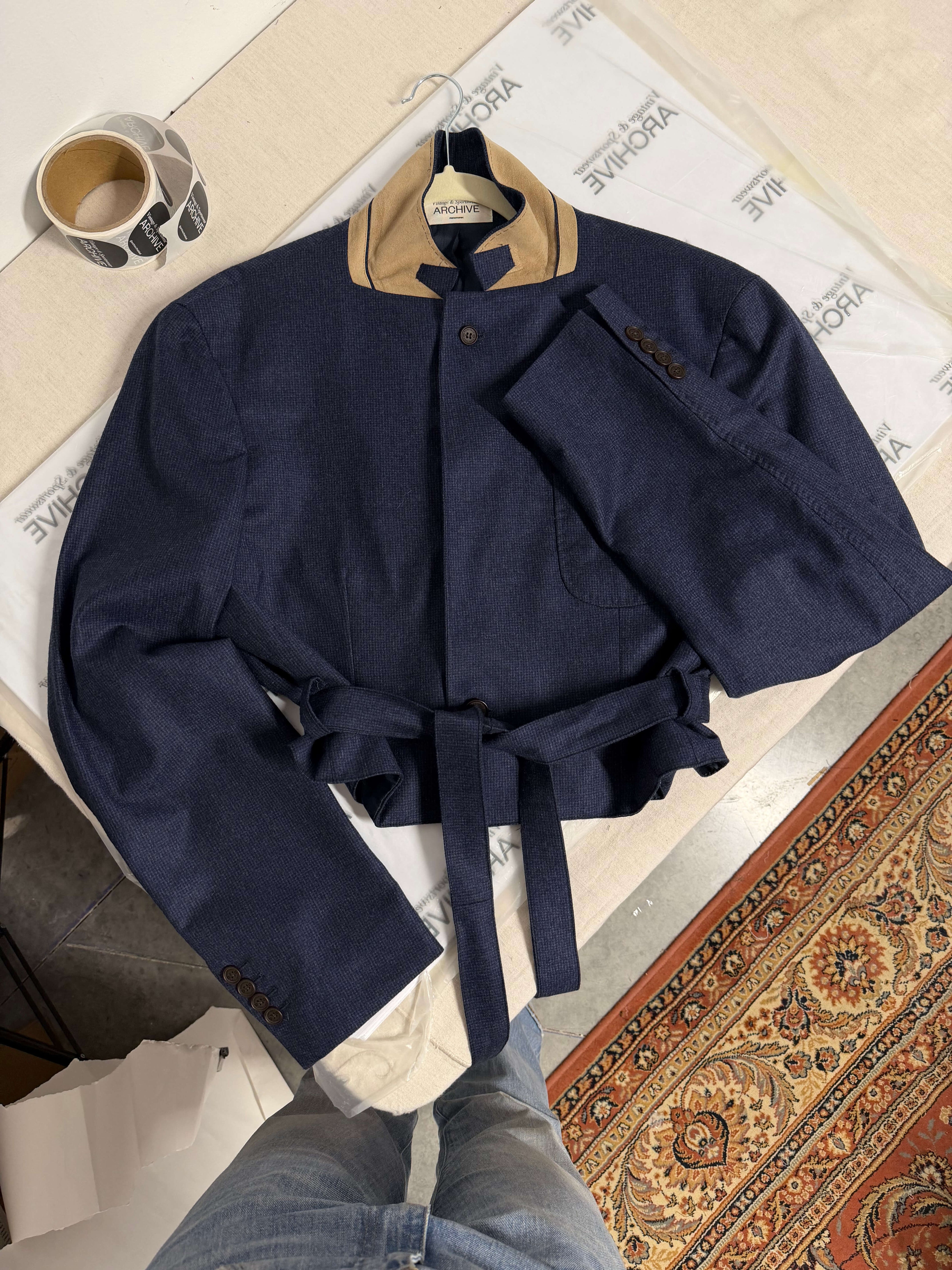 Tied-up Blazer - Soft Blue (L)