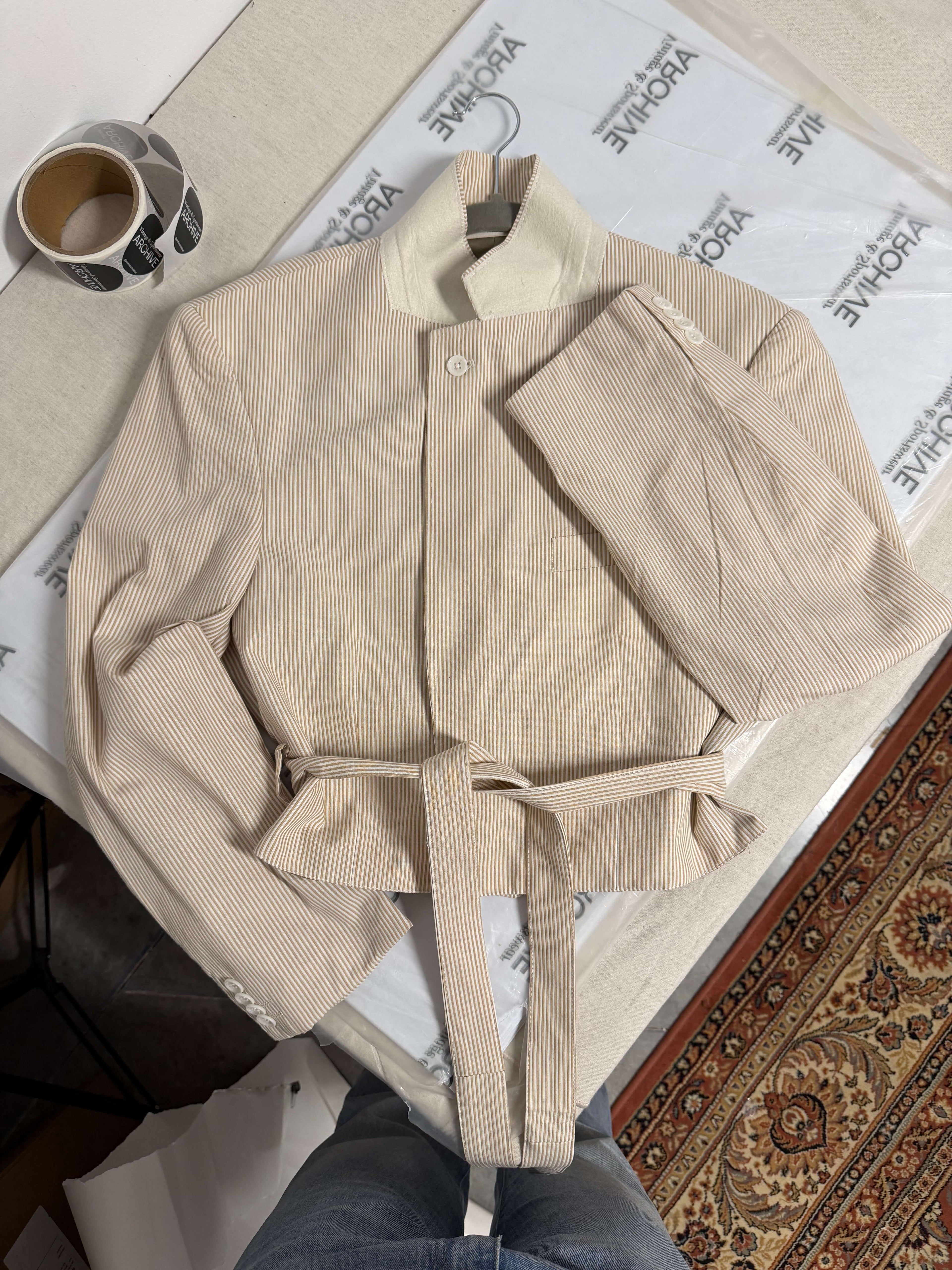 Tied-up Blazer - Cream (S)