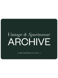 GIFT CARD - ARCHIVE The Label