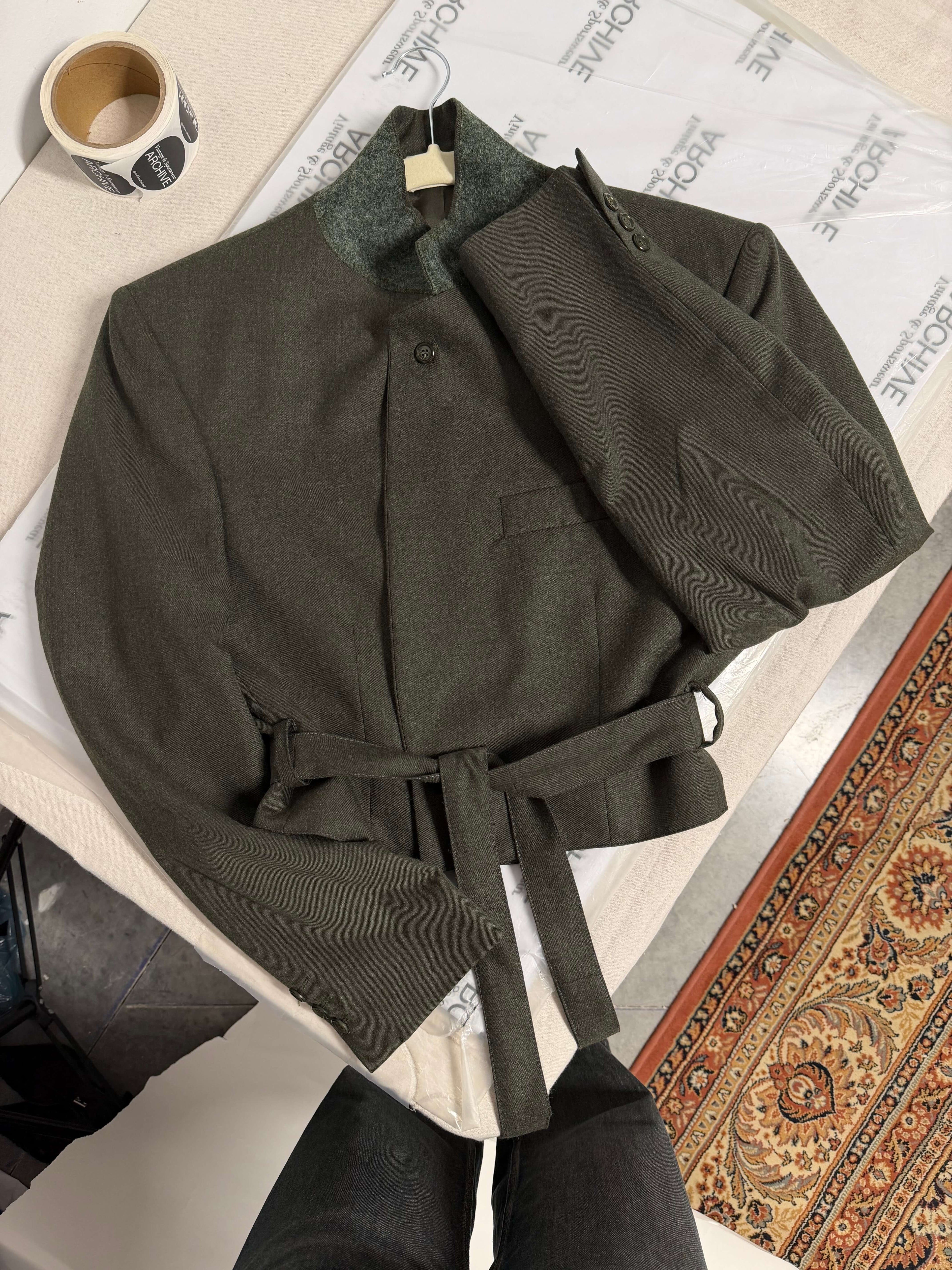 Tied-up Blazer - Plain Green (M)