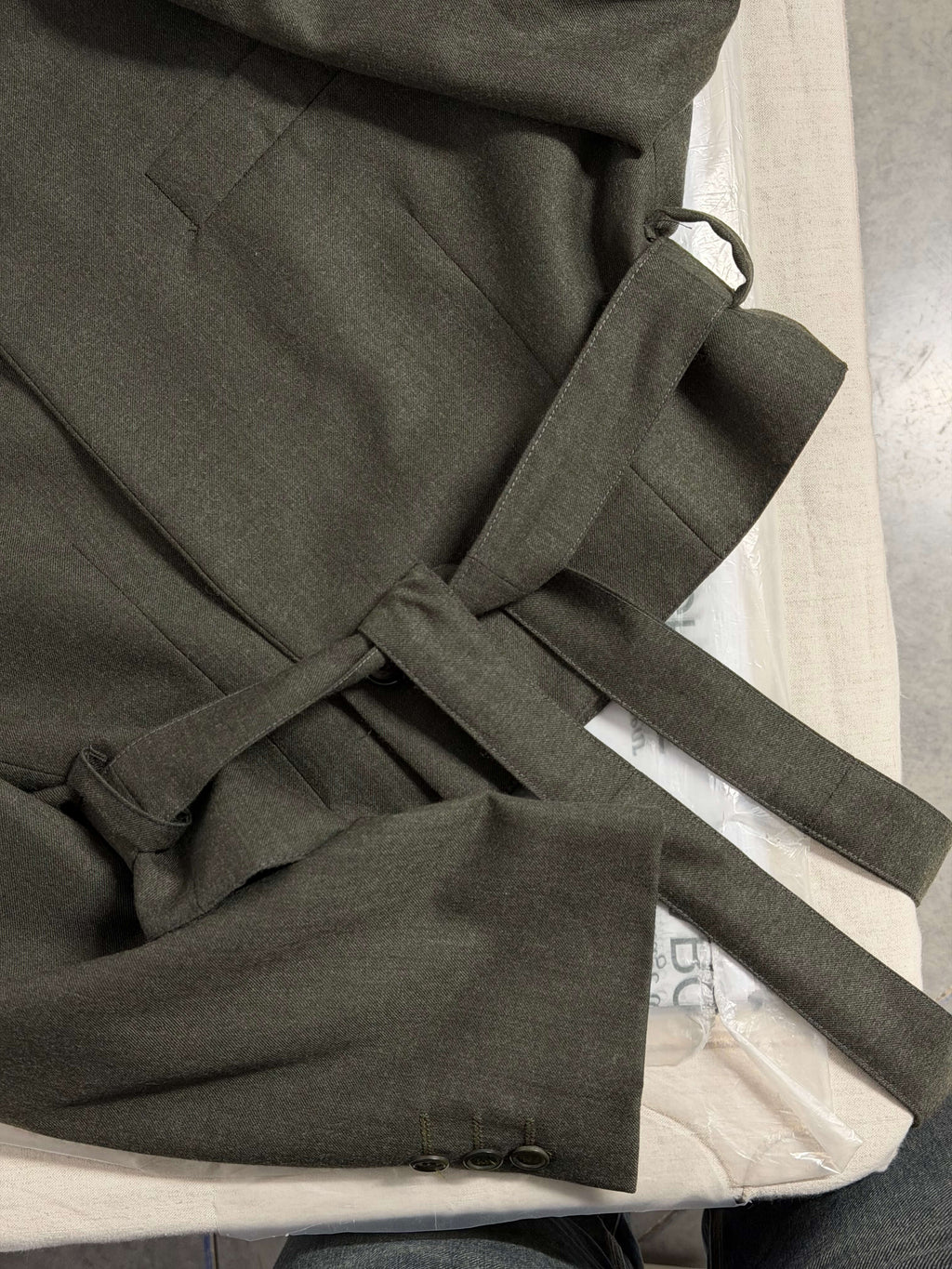 Tied-up Blazer - Plain Green (M)