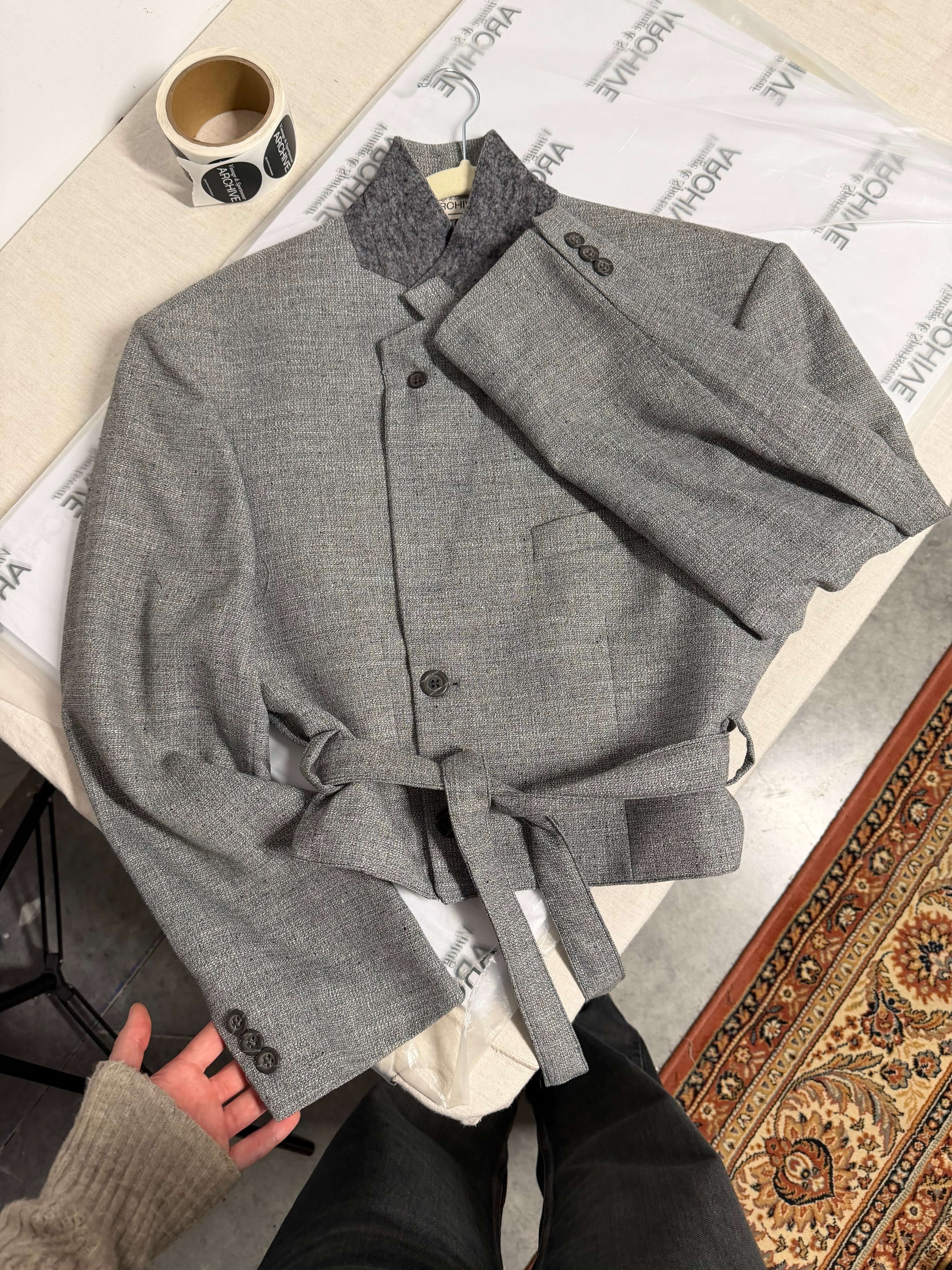 Tied-up Blazer - Light Blue (L)