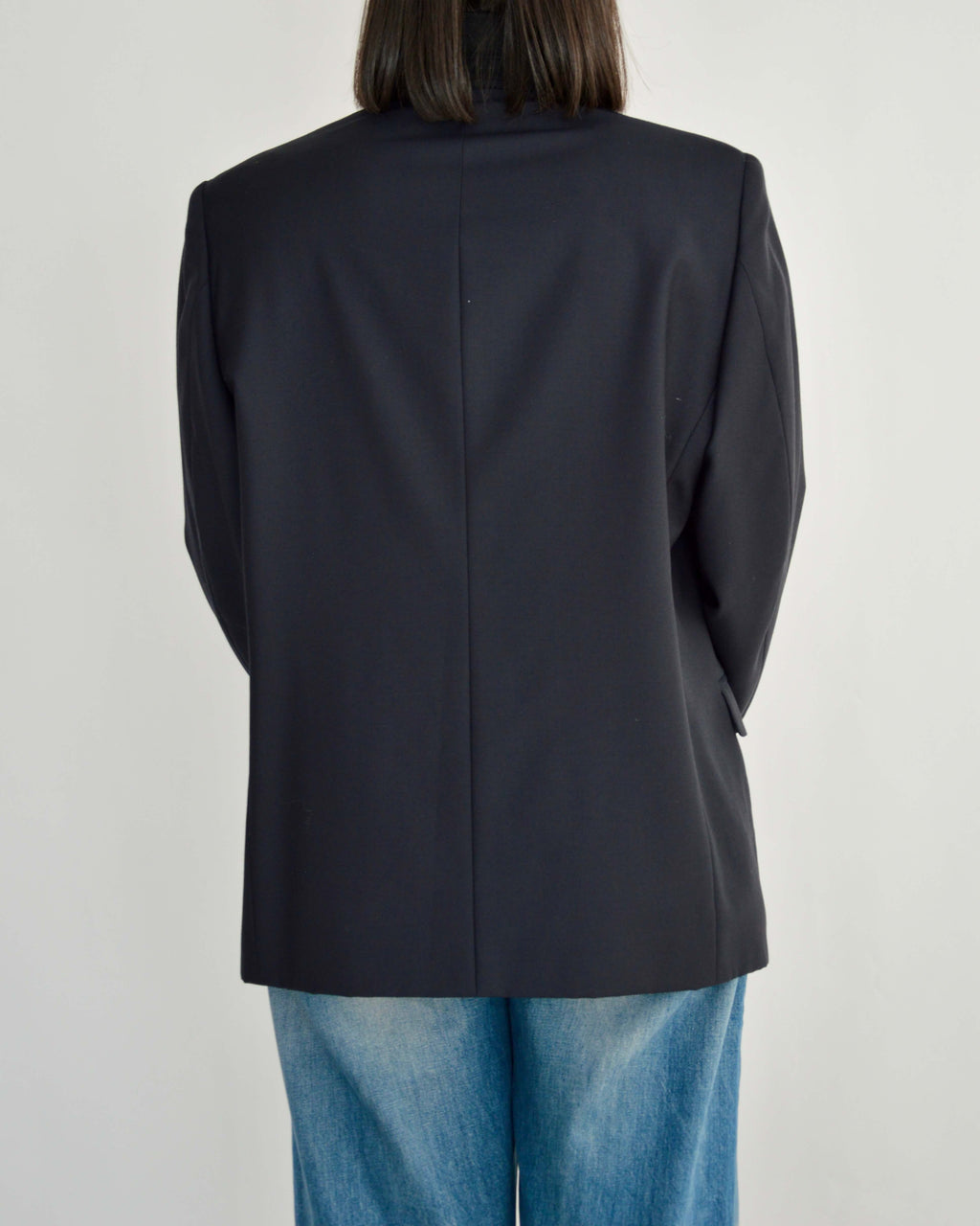 High Neck Blazer - Navy Business (L)