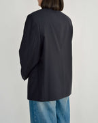 High Neck Blazer - Navy Business (L)