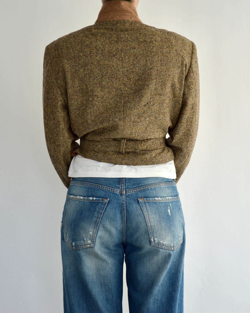 Tied-up Blazer - Granulated Beige (M)