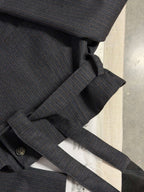 Tied-up Blazer - Textured Navy (M)