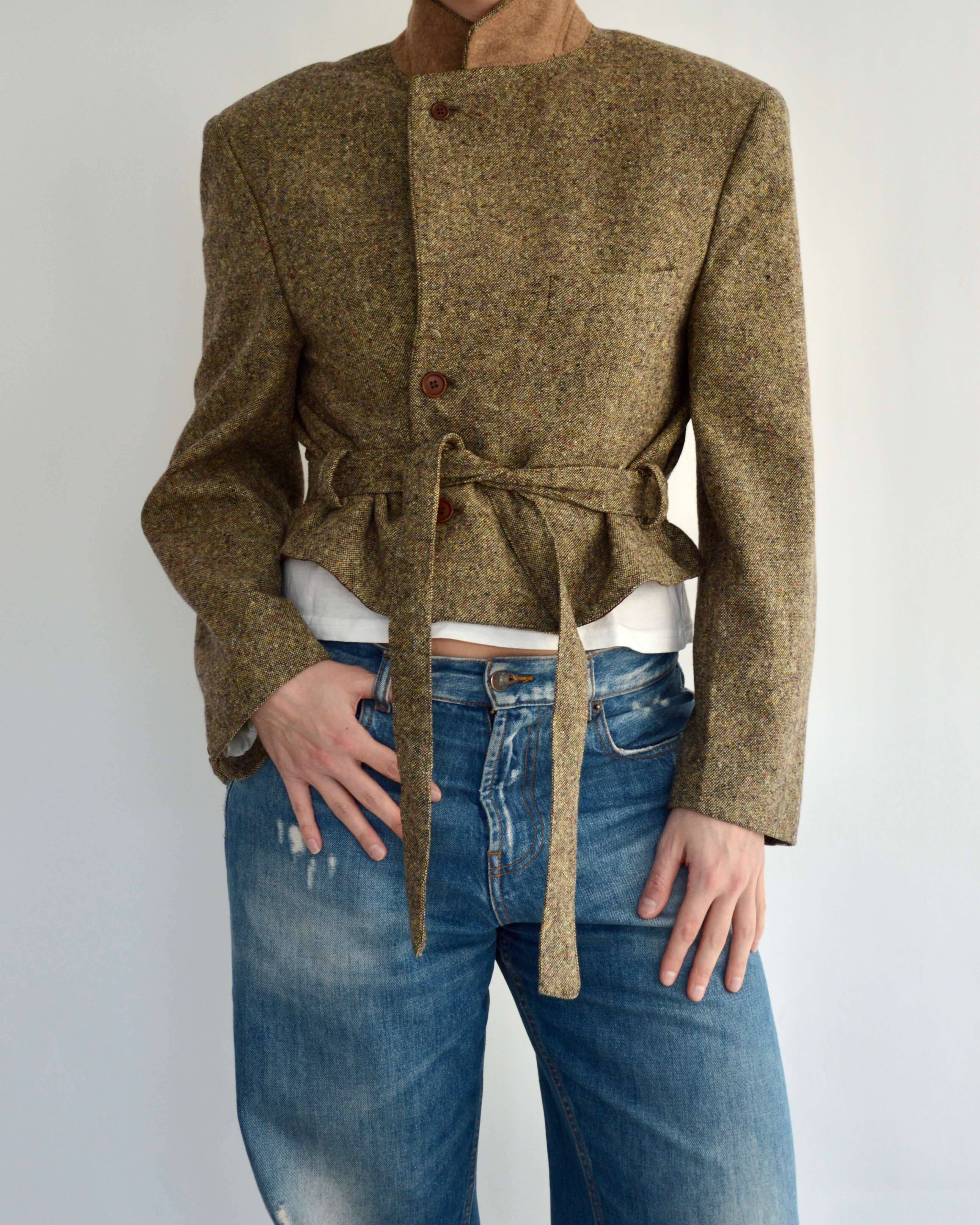 Tied-up Blazer - Granulated Beige (M)